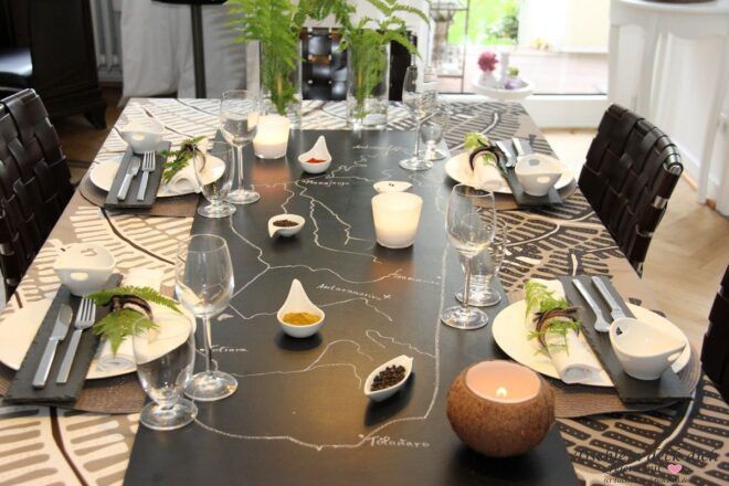 Tischdekoration Madagaskar