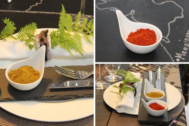 afrikanische Tischdekoration Madagaskar