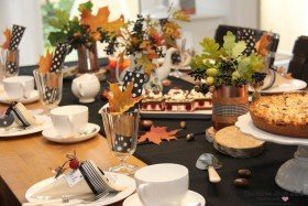 Herbstliche Tischdekoration