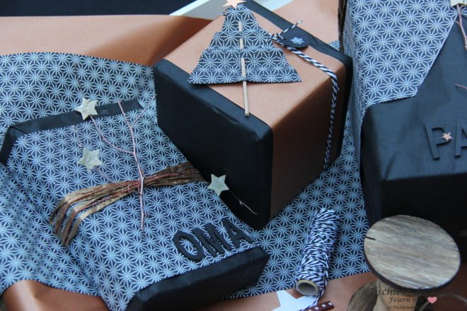 Weihnachten Geschenke verpacken