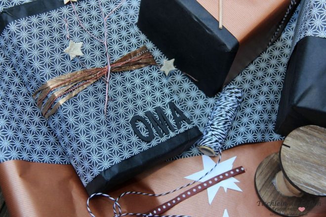 Weihnachtsgeschenke festlich und edel verpacken