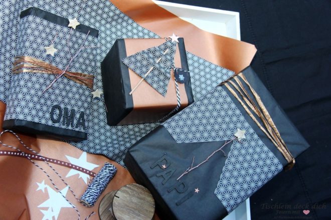 Weihnachtspresent edel verpackt