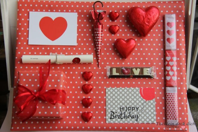 Geburtstagsgeschenk Moodboard