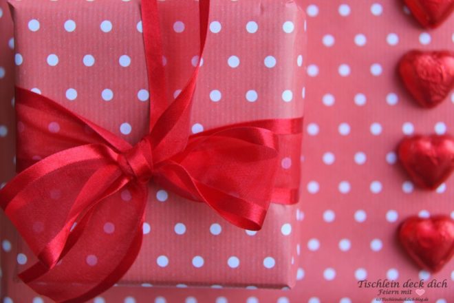 Valentinstag Geburtstagsgeschenk Schleife