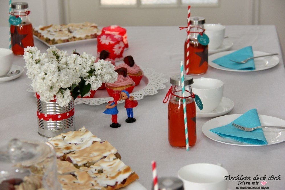 Erdbeere-Rhabarber-Sirup DIY - Tischlein deck dich