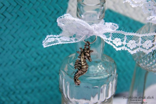 Maritime Glasvase Seepferd