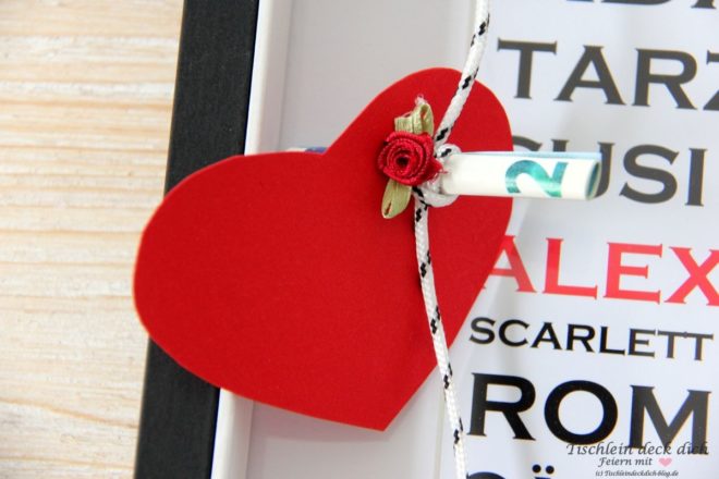 Geldgeschenk zur Hochzeit