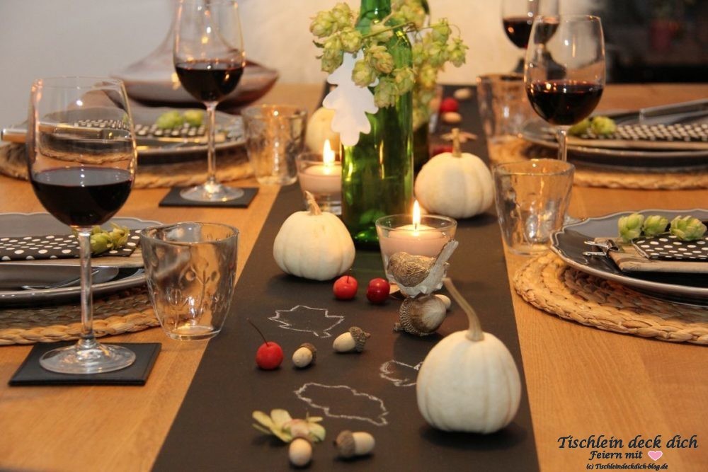 Herbst Tischdeko