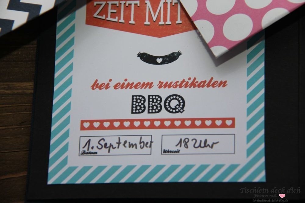 Geburtstagsgeschenk Leporello BBQ