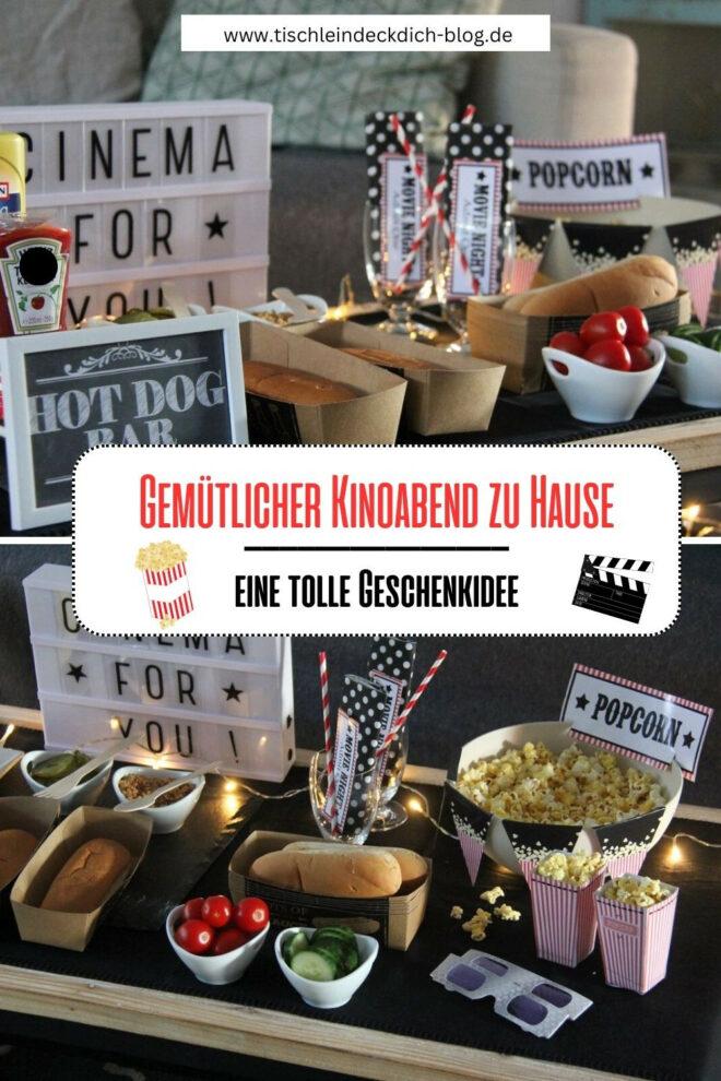 gemütlicher Kinoabend zu Hause Dekoideen