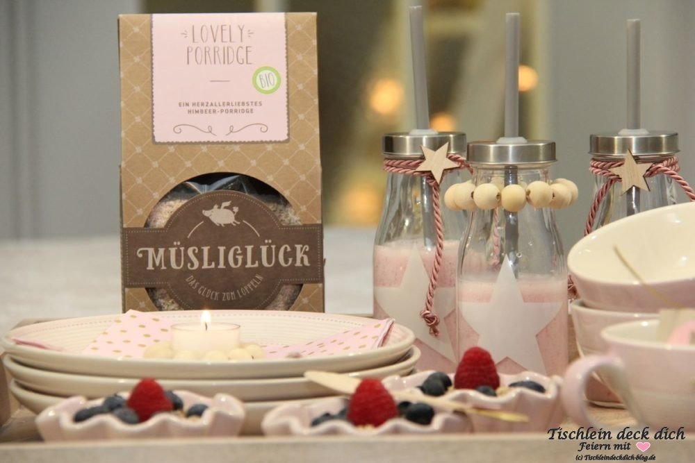 Muesliglueck Porridge Deko