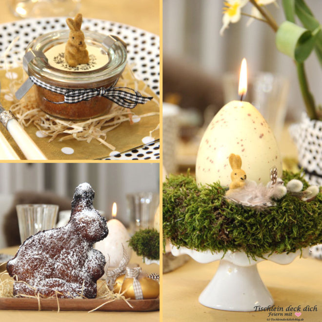 österliche Tischdeko