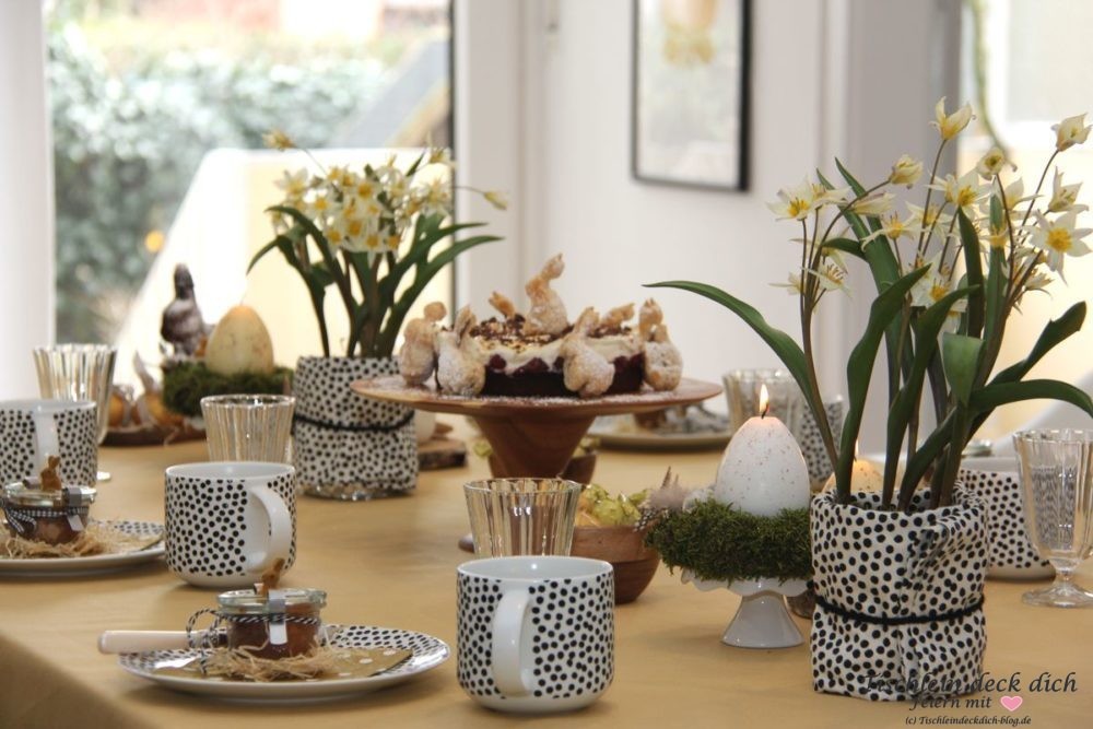 Eierlikoer Tischdeko Ostern _9
