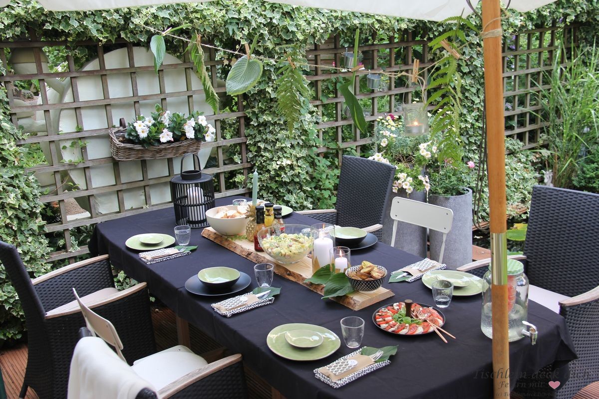 Tischdeko im Urban Style