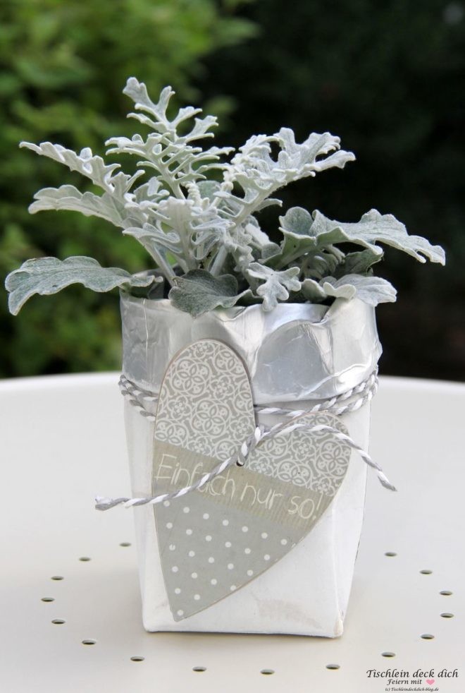 Tetrapack Upcycling aus Milchtueten