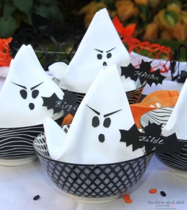 Halloween-Gespensterserviette