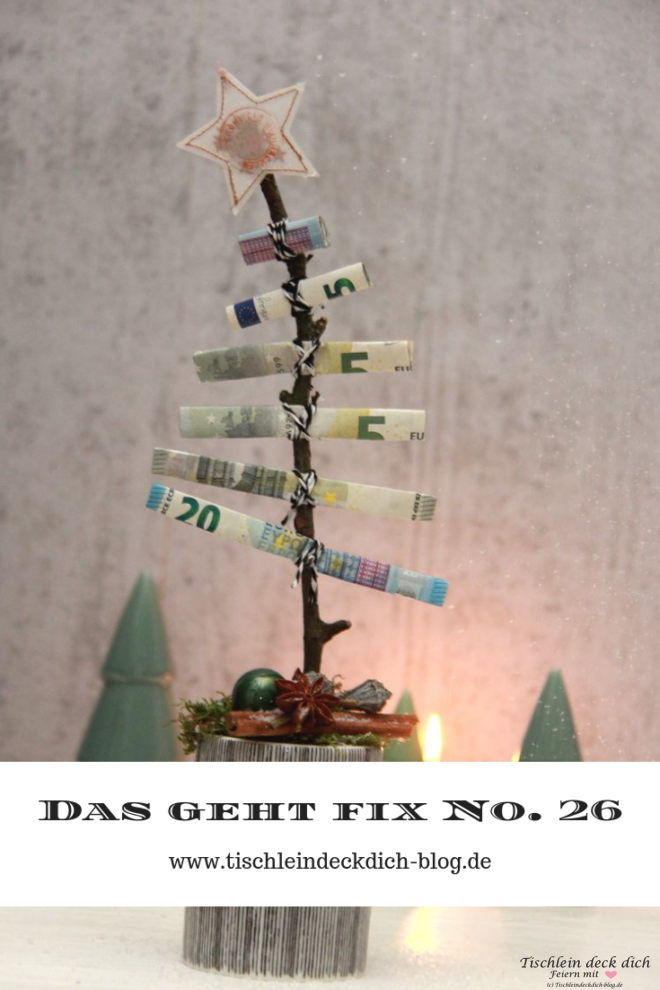 Geldgeschenk zu Weihnachten