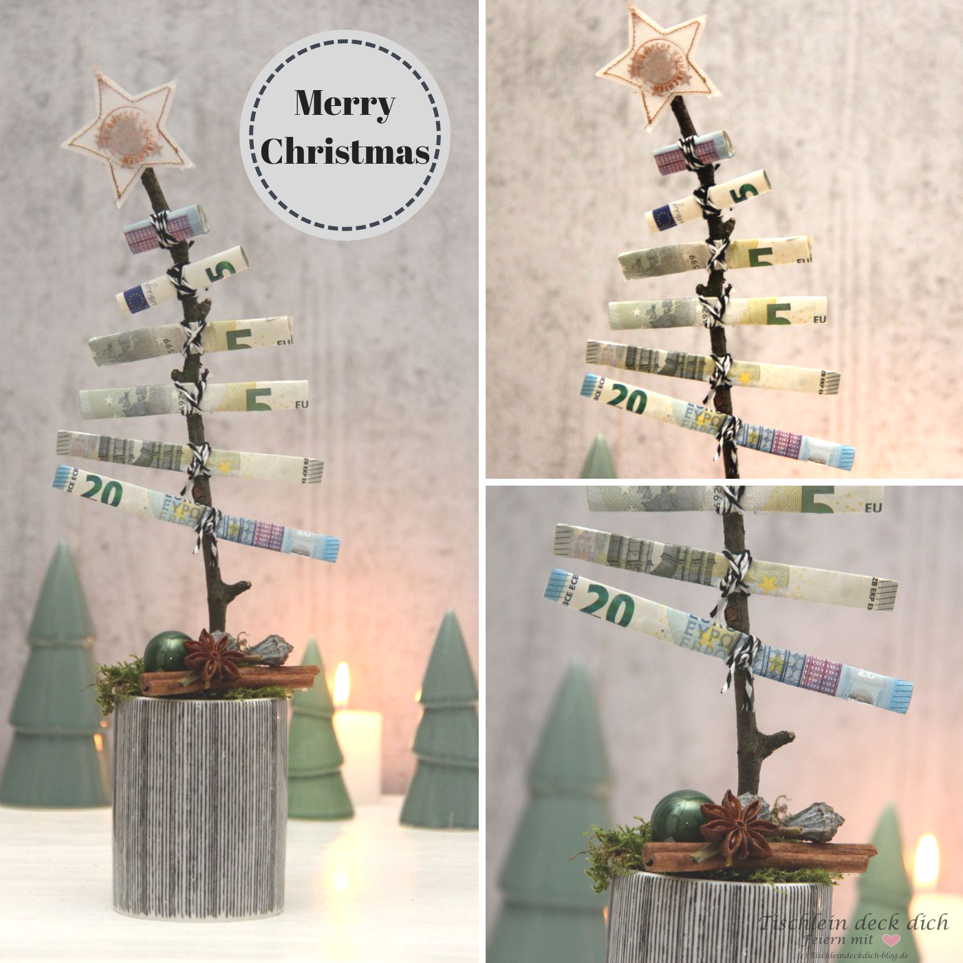 Tannenbaum-Geldgeschenk