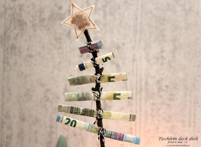 Tannenbaum Geldgeschenk