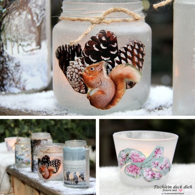 Marmeladengläser Upcycling
