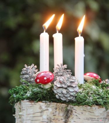 winterliche-Kerzendeko