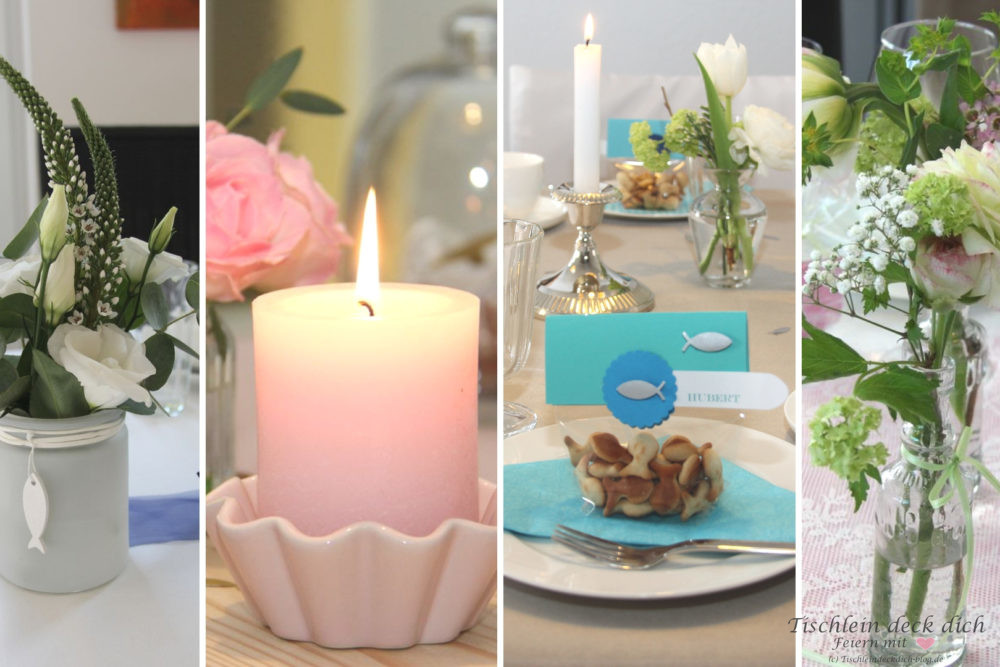 Tischdekoideen-Kommunion