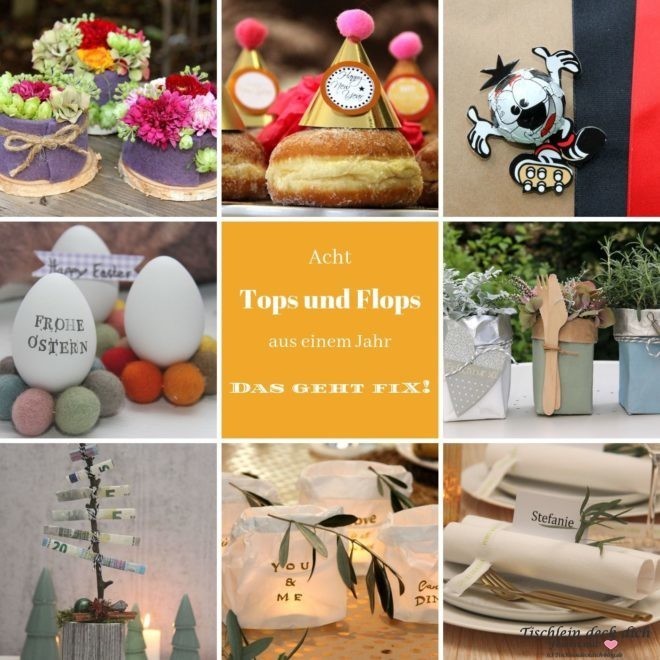 Tops und Flops, Bildcollage aus Das geht fix Ideen