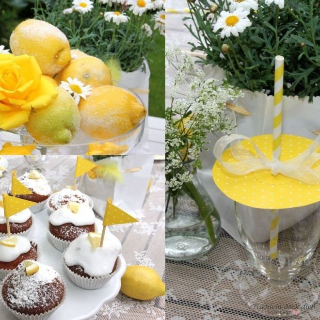 Zitronenfest - Deko mit Zitronen