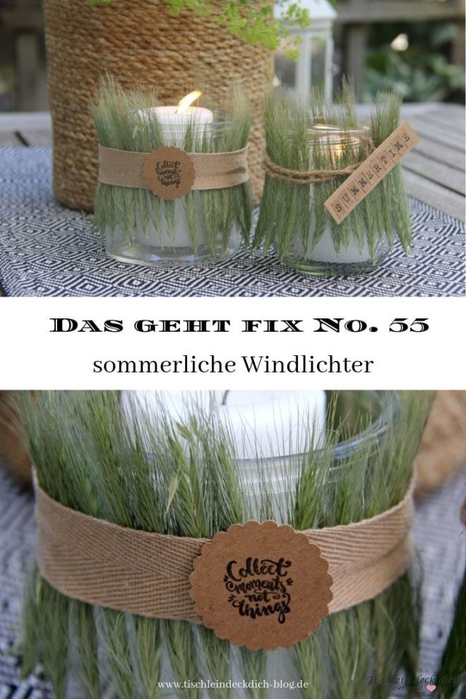 das geht fix no. 55 sommerliche Windlichter