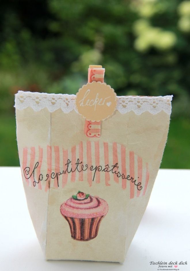 Milchtüten DIY mit Serviettentechnik