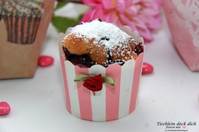 Muffins im Vintage Look