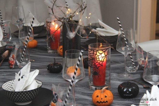 Halloween-Tischdeko-Idee