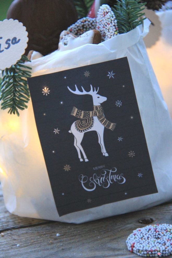 leuchtende-Geschenktuete zum Nikolaus