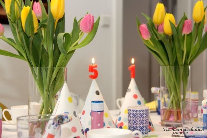 Tischdekoration Kindergeburtstag