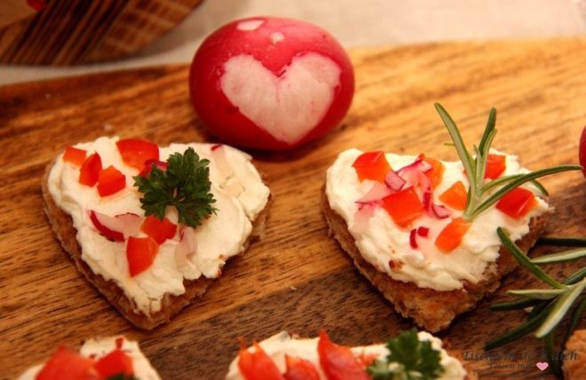 Herzen aus Toastbrot zum Valentinstag