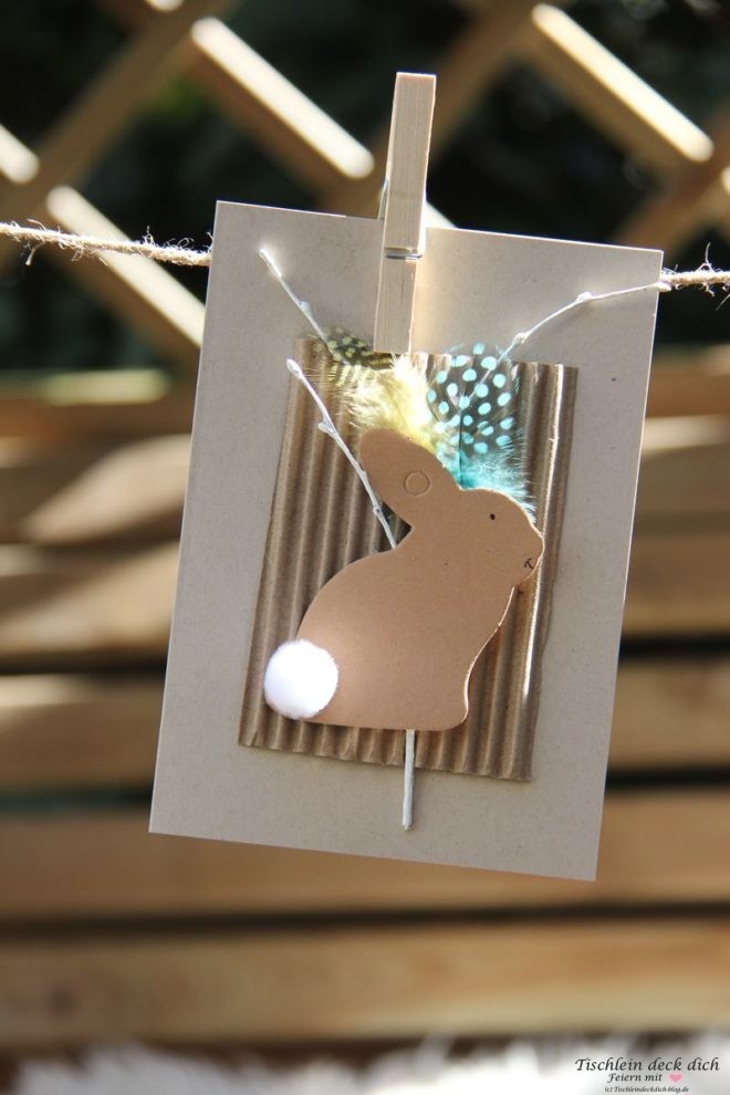 DIY Osterkarten einfach und schnell gebastelt
