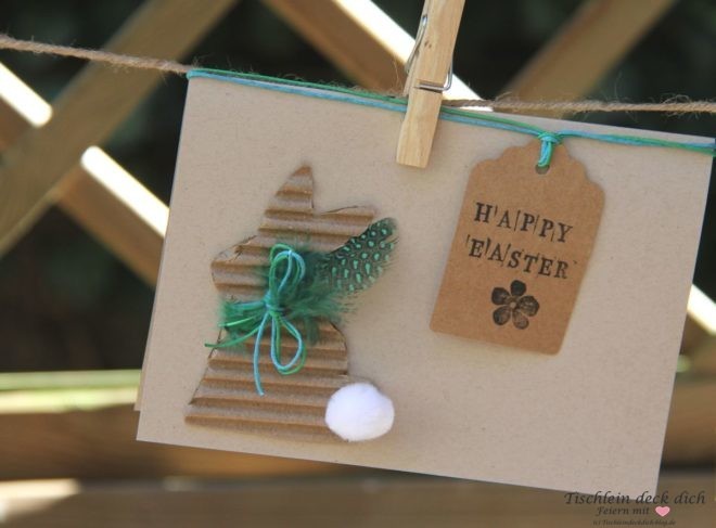 Frohe Ostern Kartengestaltung