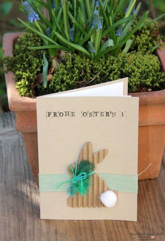 DIY Osterkarten einfach und schnell gebastelt