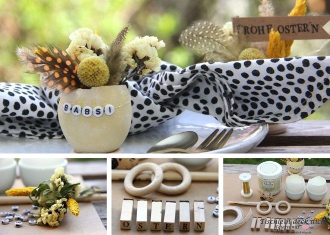 Oster-DIY mit Trockenblumen