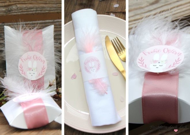 oesterliche Tischdekoration mit Printables und Freebies