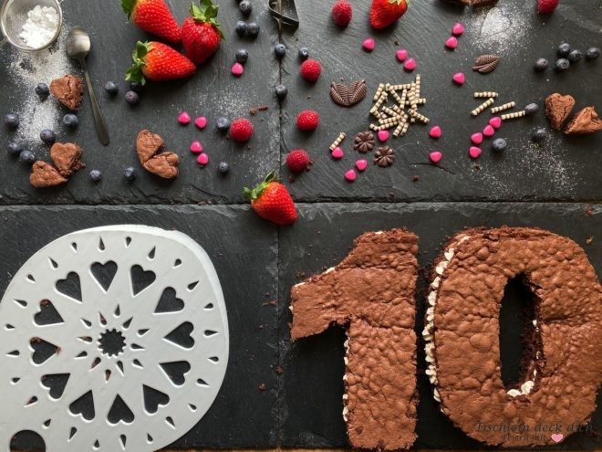 Zahlenkuchen backen