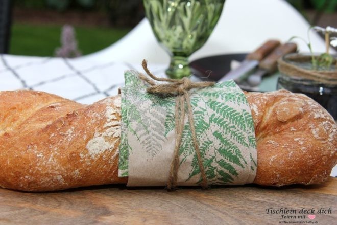 Baguettbrot für den Grillabend