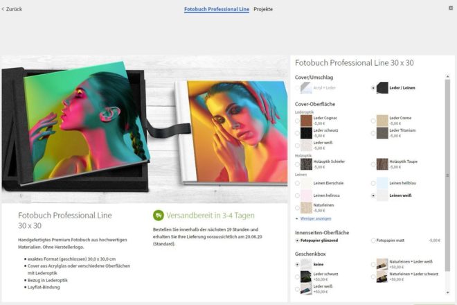 Screenshot Saal Digital