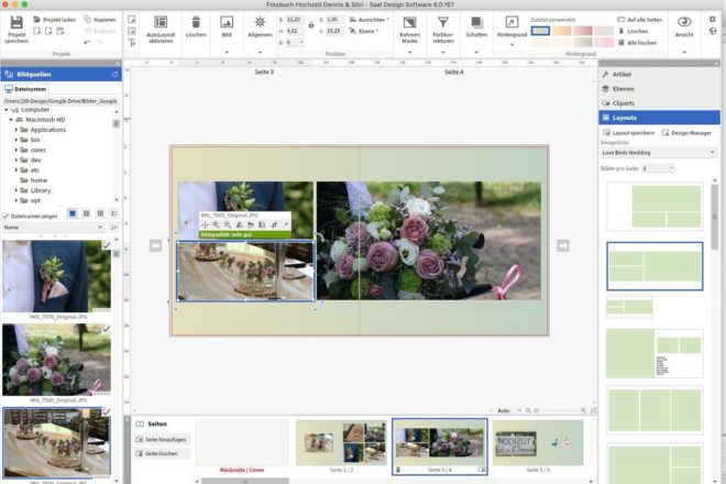Screenshot Saal Digital