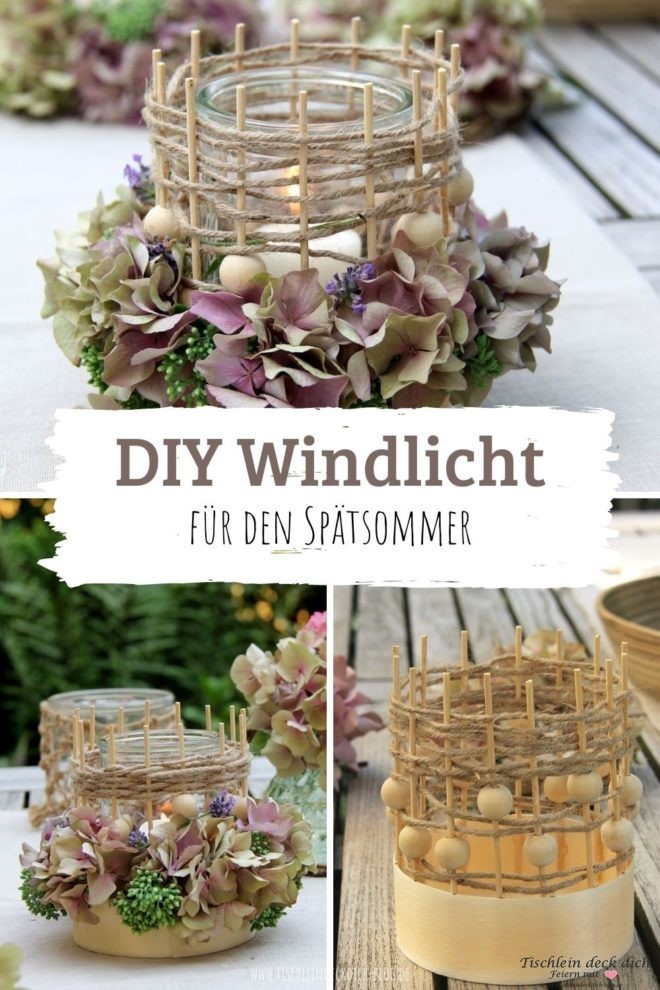 DIY Windlicht für den Sommer