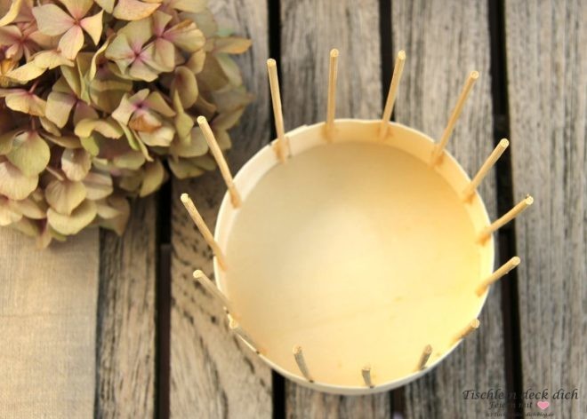 DIY mit Käseschachtel aus Holz