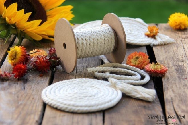 Untersetzer selber machen - ein einfaches DIY