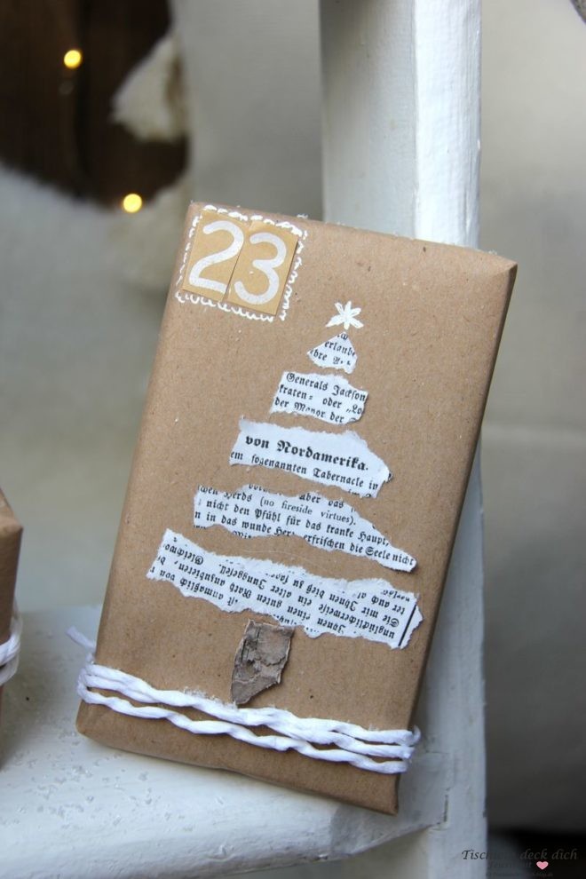 Adventskalenderidee zum selber basteln