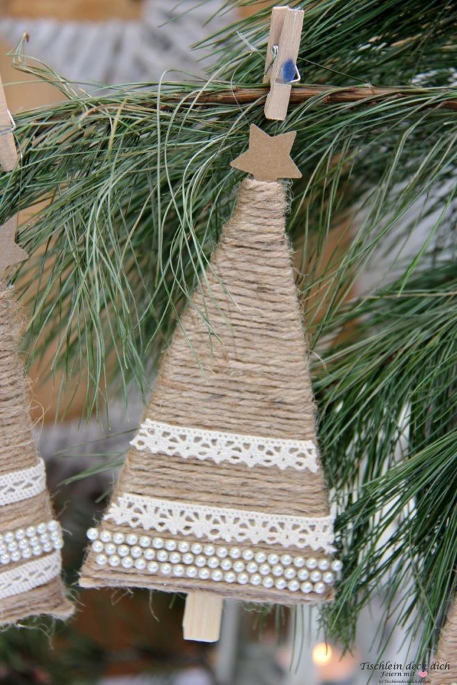 Weihnachtlicher DIY Baumschmuck