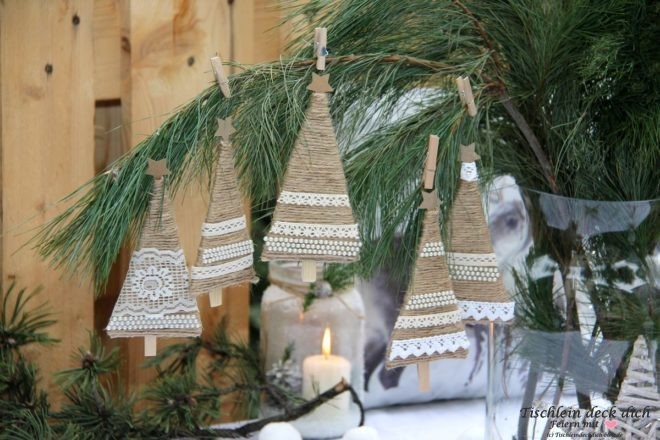 Weihnachtlicher DIY Baumschmuck